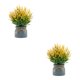thumbnail image 1 of Cateissary Plantas en macetas falsas Escritorio Faux Maceta Bonsai Estatuilla Decoración para el hogar Type2 NO2, 1 of 6