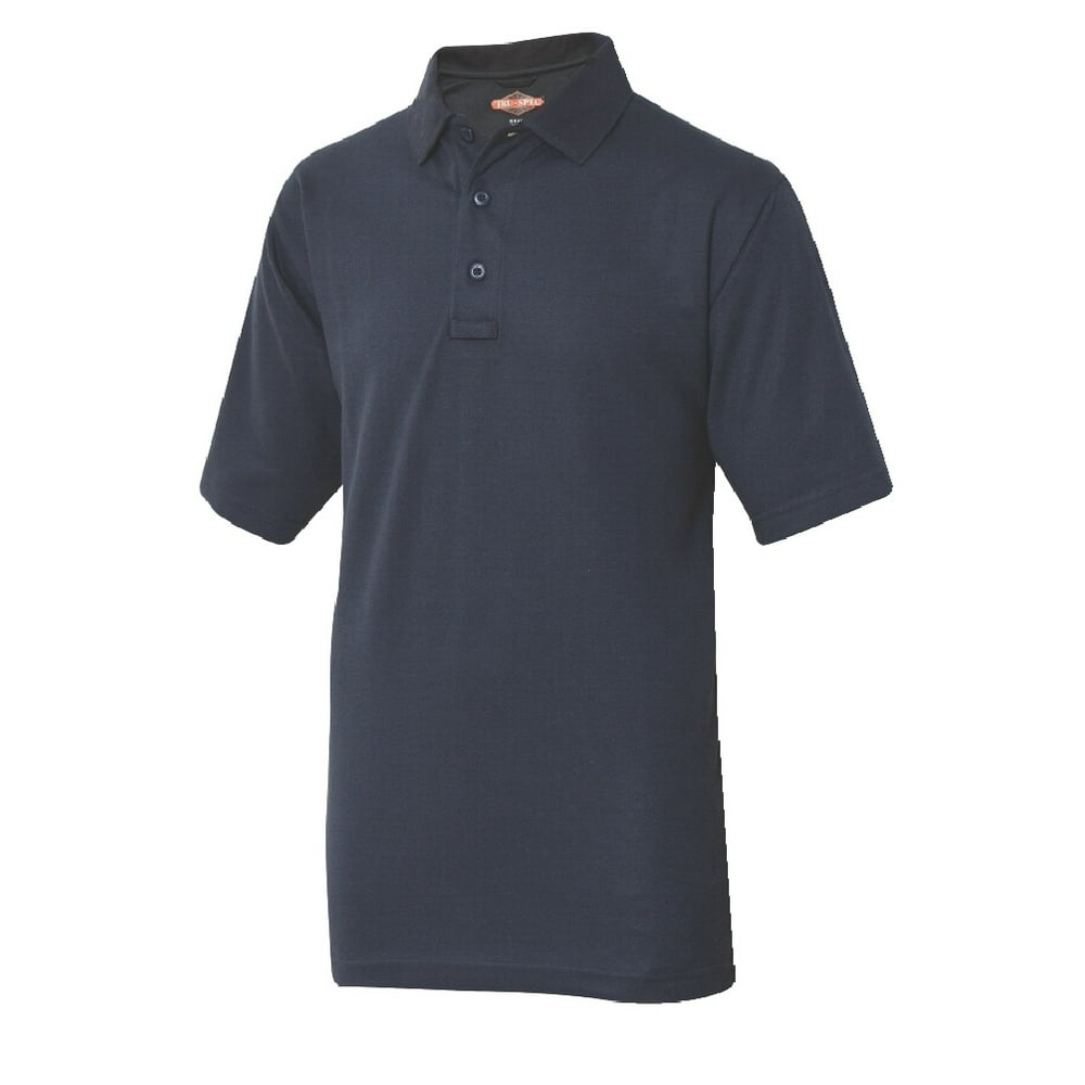 Tru-spec - Mens Tru-Spec 24-7 Polo Shirt, Navy Blue - Walmart.com ...