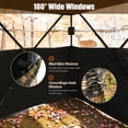 thumbnail image 3 of Patiojoy Portable Hunting Ground Blind 3 People Tent for Hunting True Timber Camo, 3 of 8