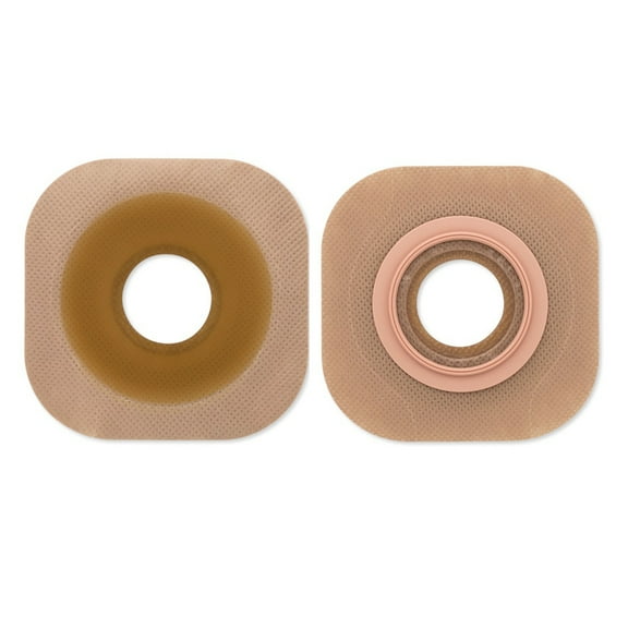 Colostomy Barrier FlexTend Trim to Fit Extended Wear Without Tape 134" Flange Green Code Hydrocolloid Up to 114" Stoma
