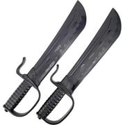 E-BOGU Black Polypropylene Wing Chun Sword Set of 2 (18")