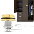 thumbnail image 4 of Long Service Life Password Lock, 3-Digit Password Lock, 3-Digit For Mail Box Shoe Cabinet Wooden Cabinet Staff Cabinet Gold 20mm/0.79in, 4 of 8