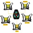 thumbnail image 3 of Gilet de Cyclisme USB Rechargeable Réfléchissant avec Indicateur de Direction LED Télécommande Gilet Réfléchissant pour Sac de Sécurité Cyclisme Course Marche Jogging, 3 of 5