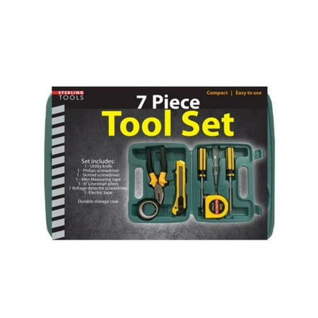 

Kole Imports DM120-2 7 Piece Tool Set in Box - Pack of 2