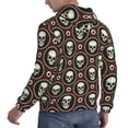 thumbnail image 6 of Salouo Skulls And Red Eyeballs Pattern Men's Fall Hoodie Sweatshirt,Sport Hoodie with Pockets for Men Pullover Casual Hooded Sweatshirt-Large, 6 of 7