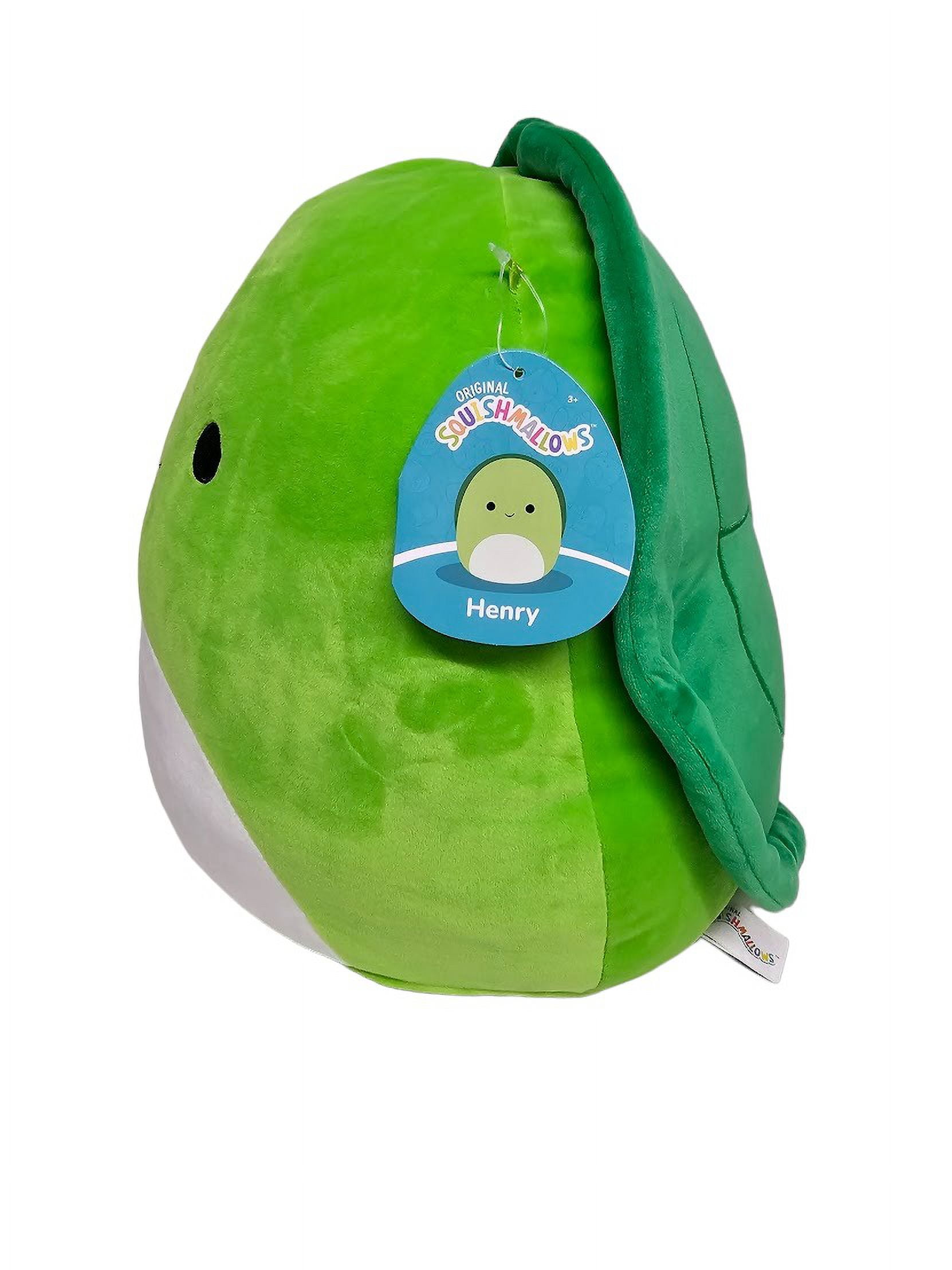 Squishmallows Official Kellytoys Plush 14 Inch Henry the Green Turtle Sealife Squad Ultimate Plush Stuffed Toy