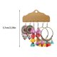 thumbnail image 5 of Pendientes Retro grandes flores Qarigey 6 uds joyería mujeres niñas hecho a mano, 5 of 6
