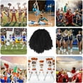 thumbnail image 4 of 20 Pcs Cheerleading poms,pom poms Cheerleading with Finger for Rooters Cheering Squad Team Spirit Sports (Matte Blue), 4 of 4