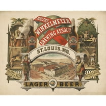 Print: Winkelmeyer Brewery, Lager Beer, St. Louis, Missouri, 1880