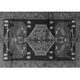 thumbnail image 1 of Ahgly Company Indoor Rectangle Animal Gray Traditional Area Rugs, 2' x 4', 1 of 1