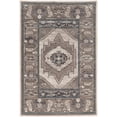 thumbnail image 2 of Contemporary Home Living 2' x 3' Rectangular Southwestern Medallion Area Throw Rug - Gray and Blue, 2 of 4