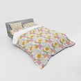 thumbnail image 3 of Floral Duvet Cover Set, Vintage Inspired Repetition of Abstract Flowers Pastel Tones, Bedding Set with Shams and Fitted Sheet, 3 Sizes, by Ambesonne, 3 of 3