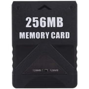8M-256M Memory Card for Sony Playstation 2 PS2 Games Accessories (256M)