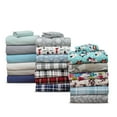 thumbnail image 5 of Morgan Home Grey 4-Piece Turkish Flannel Sheet Set Queen, 5 of 7