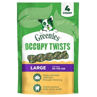 Greenies Occupy Twists Natural Dog Treats Large Breed, Chicken