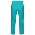 thumbnail image 3 of Mapamyumco Women's Rain Pants Lightweight Waterproof Hiking Pants Breathable Packable Scuba Blue L, 3 of 7