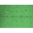 thumbnail image 1 of Ahgly Company Indoor Rectangle Oriental Emerald Green Industrial Area Rugs, 2' x 5', 1 of 4