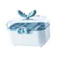 thumbnail image 1 of Children Hair Accessories Storage Box Hair Accessory Organizer Bow Knot Trinket Blue, 1 of 7