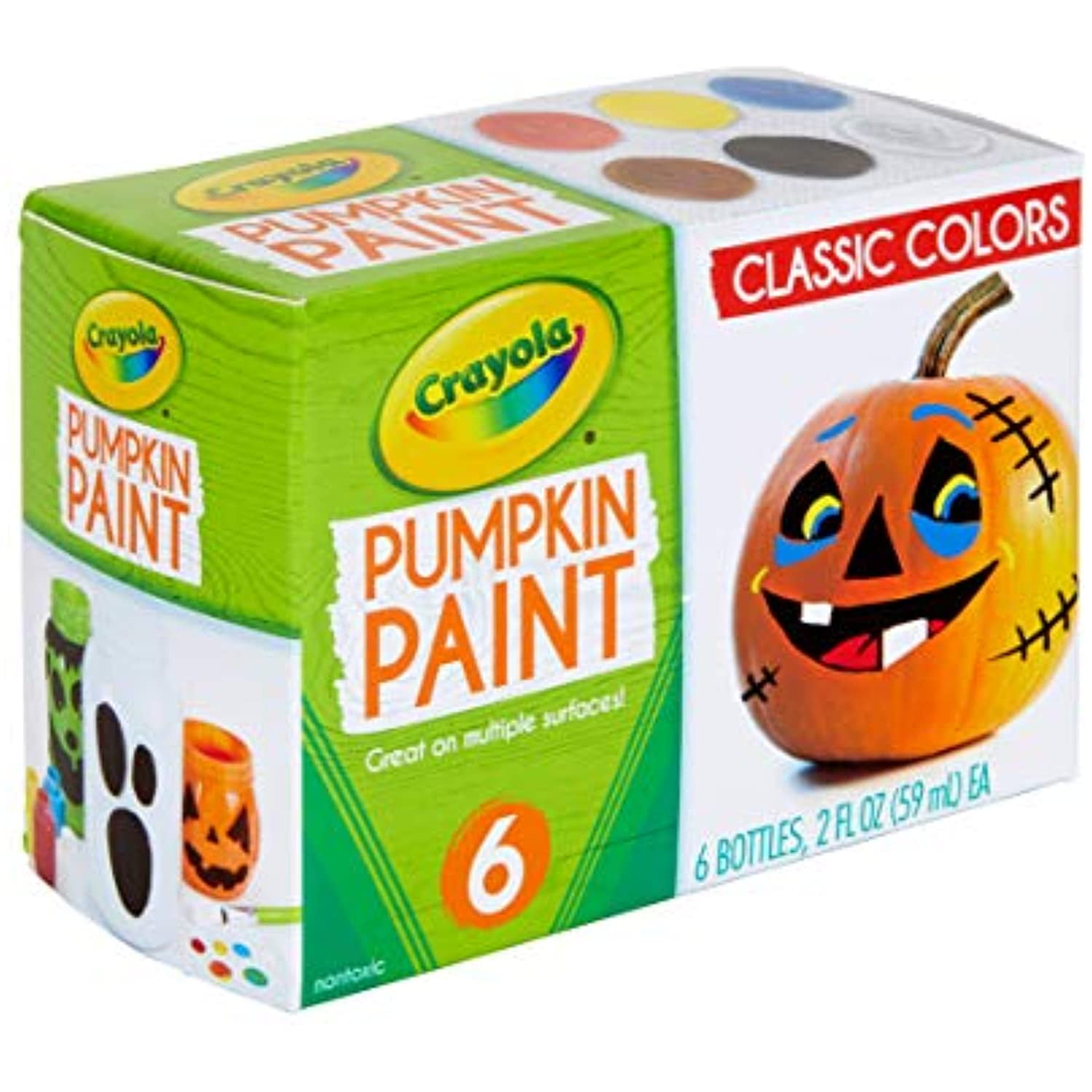 6-Color Pumpkin Patch Halloween Crayons - 24 Boxes