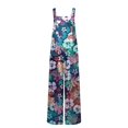thumbnail image 4 of Robes d'Invité de Mariage pour Femmes Été Bouton Poche Imprimé Combinaison Ample Décontractée Robes Midi pour Femmes Invité de Mariage en Solde, 4 of 7