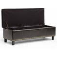 thumbnail image 3 of Baxton Studio Lucero Dark Brown Modern Ottoman, 3 of 7