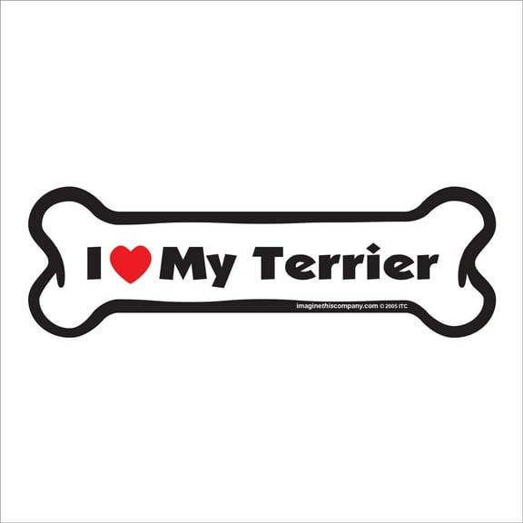Terrier Bone Magnet