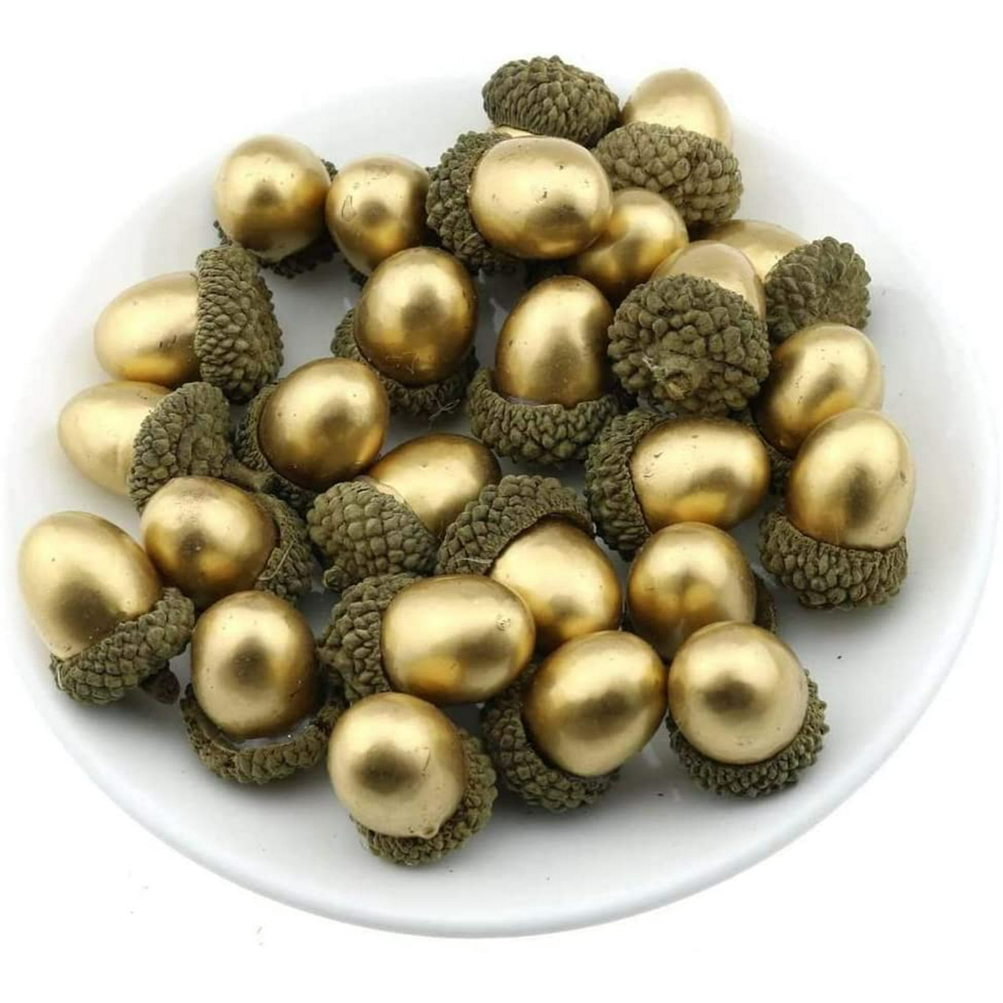 Lot De 30 Glands Artificiels Avec Capuchon De Gland Naturel