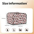 thumbnail image 5 of Daiia Cute Chickens Pattern 4 slice Toaster Cover, Toaster Appliance Dust-proof Cover For Kitchen Small Appliance Dust Cover and Fingerprint Protection, 5 of 7
