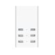 thumbnail image 1 of Cargador Usb Inteligente Universal 6 Puertos De Salida Convertidor De Carga Rápida Usb Indicador De Carga Adaptador De Carga Usb Advancent EL013380-01, 1 of 6