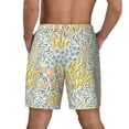 thumbnail image 4 of Goofa Boho Printed Men's Swim Trunks Board Shorts Quick Dry Mens Swimming Trunks with Compression Liner,Breathable Fit Hawaii Beach Shorts-Large, 4 of 9