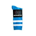 thumbnail image 5 of Neon Nation Unisex Adult Size Neon Colored Mid Calf High Sock with Two Colored Stripes, 5 of 5