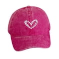 thumbnail image 4 of yuksok Peaked Hat Birthday Presents Four Seasons Daily Use Painter Hat Baseball Cap Rose Red A, 4 of 9
