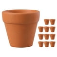 thumbnail image 1 of 12 Uds. Macetas pequeñas de terracota con agujeros de drenaje, Mini macetas de arcilla para plantas de interior, flores suculentas, macetas de arcilla para jardín y guardería, 1 of 5