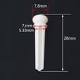 thumbnail image 3 of Pure Ox Bone Guitar String Nail Dot Brass Circle Loop High-Grade Ballad String Nail, 3 of 7