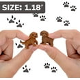 Entervending Tiny Dog and Cat Figurines for Kids Small Animals Toys