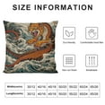 thumbnail image 6 of COMIO  Chinese Dragon and Tiger in The Landscape with Waterfall Throw Pillow Case Cushion Cover Home Office Decorative for Sofa Living Room Square 2pc, 6 of 6