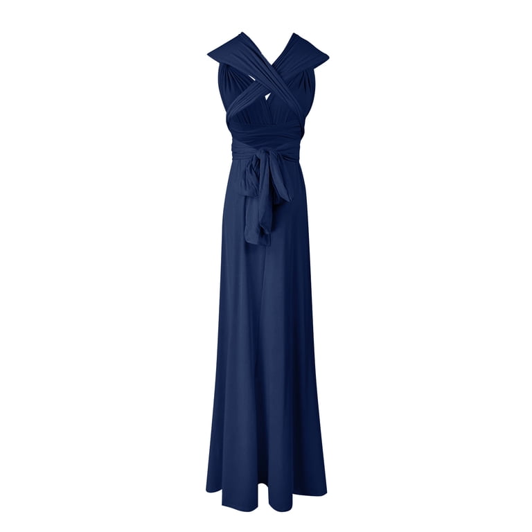 multiway navy bridesmaid dress Bridesmaid Dress, Navy infinity dress Convertible Dress, Navy Blue Maxi Bridesmaid Dress, party Dress, prom dress multiway dress