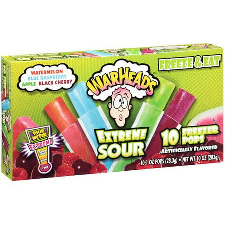 Warheads Extreme Sour Freezer Pops, 10 ct - Walmart.com