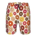 thumbnail image 4 of Naloa Donut Men's Beach Shorts, Surfing shorts, Swim trunks, Quick Dry Swim Trunks for Surfing Beach Fun - Small, 4 of 9