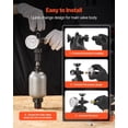 thumbnail image 4 of Hydraulic Nitrogen Accumulator Charging Kit, All-in-One Nitrogen Fill Kit, Pressure Test System with 3 Gauges (1500, 4000, 6000 PSI), 6 Adapters Couplings, 1 Gas Hose, 1 Valve, 1 CGA580 Adapter, 4 of 7