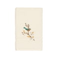 thumbnail image 5 of Authentic Hotel and Spa  Turkish Cotton Blue Bird Embroidered Cream 8-piece Towel Set, 5 of 5