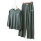 thumbnail image 3 of Gibobby Ropa interior termica Camisas térmicas de manga larga para mujer Cuello redondo Forro polar Camisetas sin mangas térmicas Chaleco Tops de invierno Casual Tops sueltos 1 paquete de（Verde， L), 3 of 5