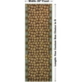 thumbnail image 2 of Custom Size Runner Rug Skid Resistant Backing Pick Your Own Size Rug Runner Pet Paw Teal Blue Color Animal Design Cut to Size Roll Runner Rugs By Feet Customize in USA Facility, 2 of 6