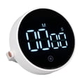 thumbnail image 3 of zhangqiuzhi Desktop Timer Minimalist Round 3 Level Volume Adjustable Digital Countdown with Ultra Clear Display for Sports Kitchen, 3 of 17