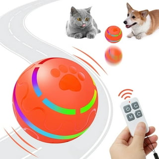 PAUK Interactive Dog Toys Motion Activated Rolling Ball for Dogs Self  Moving Dog Toy/USB Rechargeable/Led Light