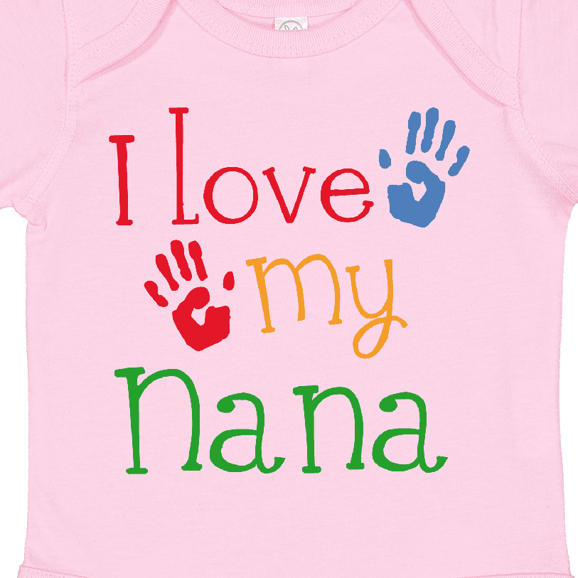 Inktastic I Love My Nana Boys or Girls Baby Bodysuit