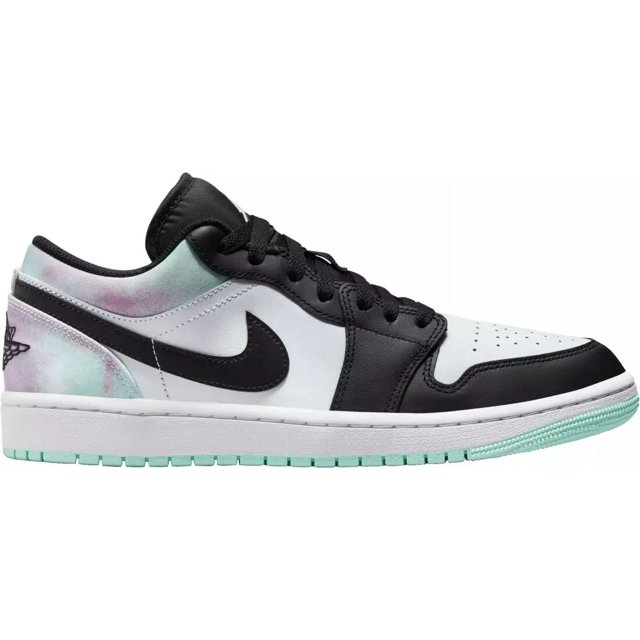 Ni - ke Size 13 Ni - ke Air Jordan 1 Low Shoes Tie-Dye Black White DM1199-100 Mens NEW FAST