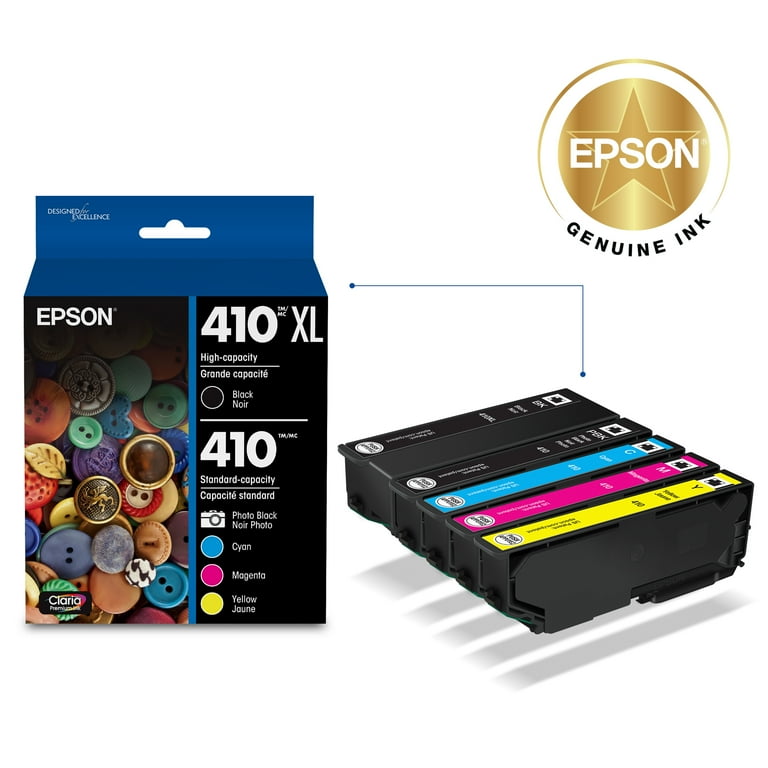 Epson 410 Claria Ink Combo Pack for XP-530, XP-630, XP-640, XP