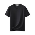 thumbnail image 2 of Gym T Shirts for Men Plain Tshirts Bulk Classic Fit V Neck Cotton Shirts for Men Relaxed Fitted Summer Workout T-Shirts Soft Casual Athletic Activewear Tops, 2 of 9