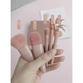 thumbnail image 2 of Juego completo de brochas de maquillaje, juego de brochas de maquillaje para estudiantes, mini, portátiles, genuinas y asequibles, juego pequeño de brochas de sombra de ojos y base sueltas, juego de, 2 of 6
